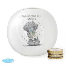 Personalised Me to You Page Boy Usher Wedding Money Jar